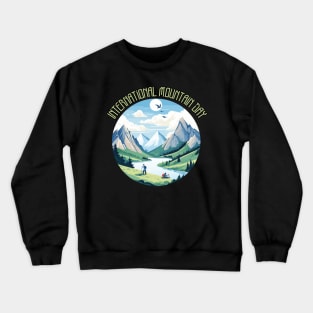 International Mountain Day Crewneck Sweatshirt